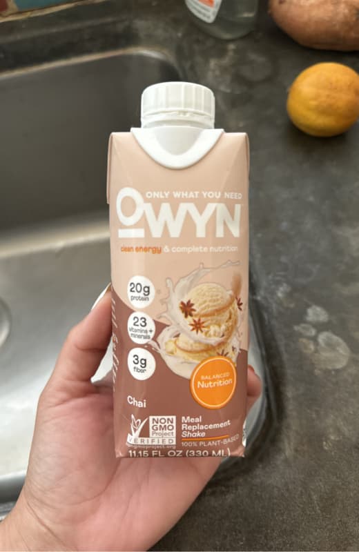 Owyn Clean Energy & Complete Nutrition Protein Shake Chai