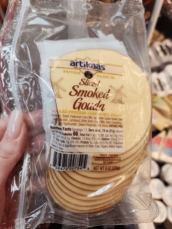 Artikaas Dutch Classic Sliced Smoked Gouda Cheese