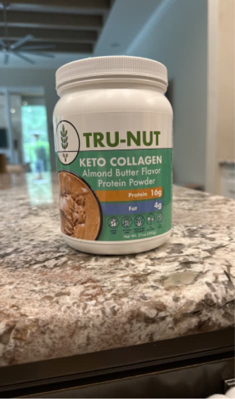 Tru-Nut Keto Collagen Almond Butter Flavor Protein Powder