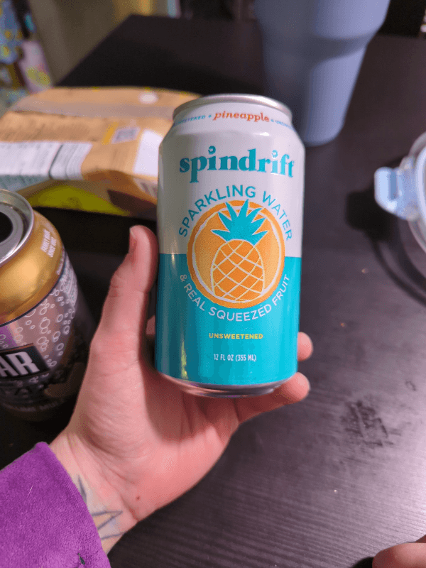 Spindrift Pineapple Sparkling Water, Unsweetened