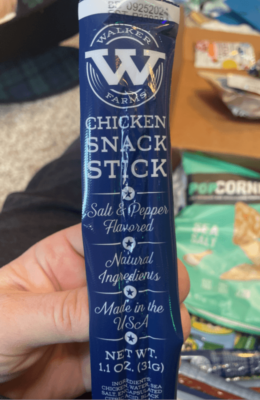 Walker Farms Chicken Snack Stick Salt & Pepper Flavored