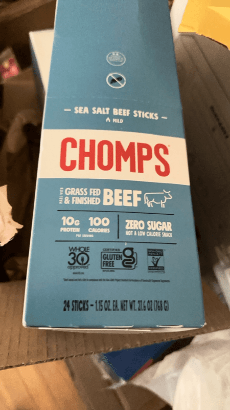 Chomps Sea Salt Beef