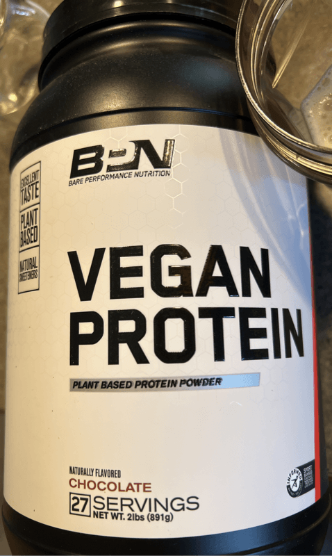 Bare Performance Nutrition Vegan Protein Plant Based Protein Powder Chocolate