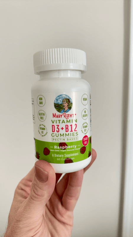 Mary Ruth'S D3 + B12 Raspberry Gummies, 60 Gummies