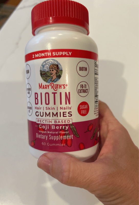 Mary Ruth'S Biotin Hair | Skin | Nails Pectin Based Goji Berry Gummies Dietary Supplement