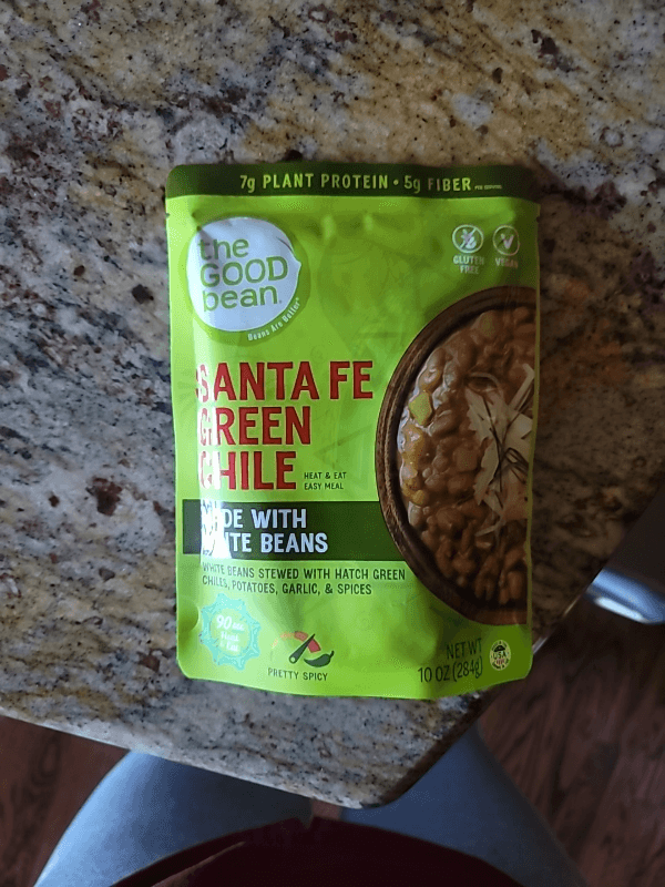The Good Bean Santa Fe Green Chile Heat & Eat Easy Meal