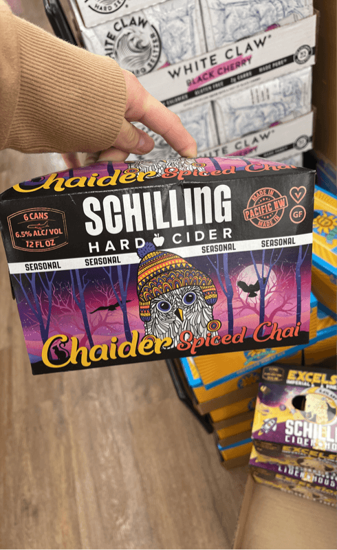 Schilling Hard Cider Chaider Spiced Chai