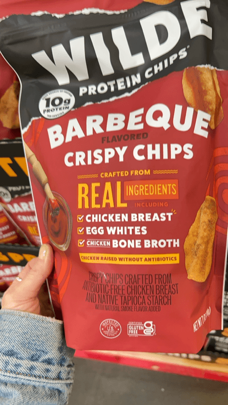 Wilde Protein Chips Barbeque Flavored Crispy Chips