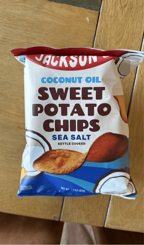 Jackson'S Coconut Oil Sea Salt Sweet Potato Chips