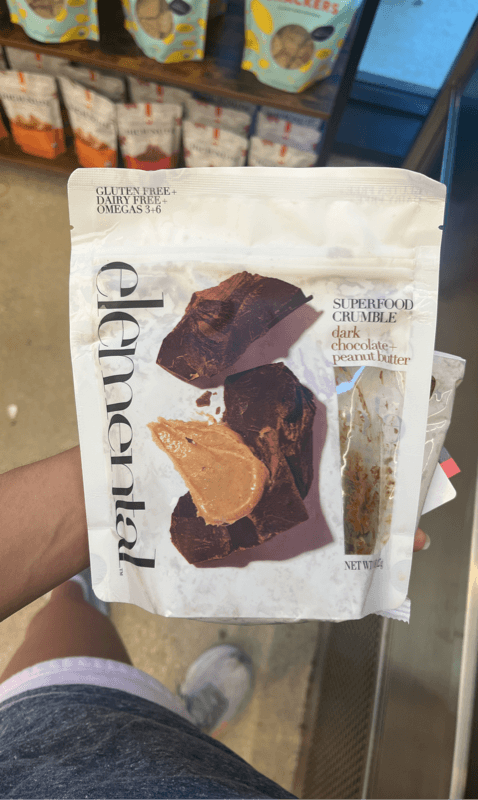 Elemental Superfood Crumble Dark Chocolate + Peanut Butter