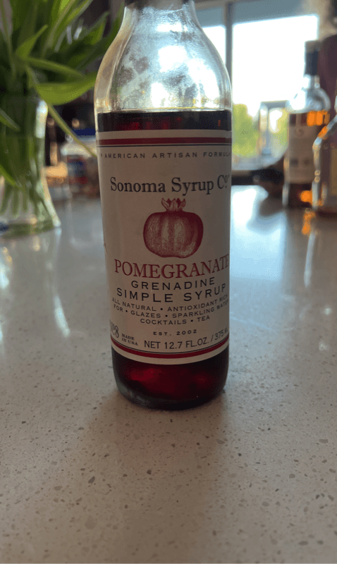 Sonoma Syrup Co. Pomegranate Grenadine Simple Syrup