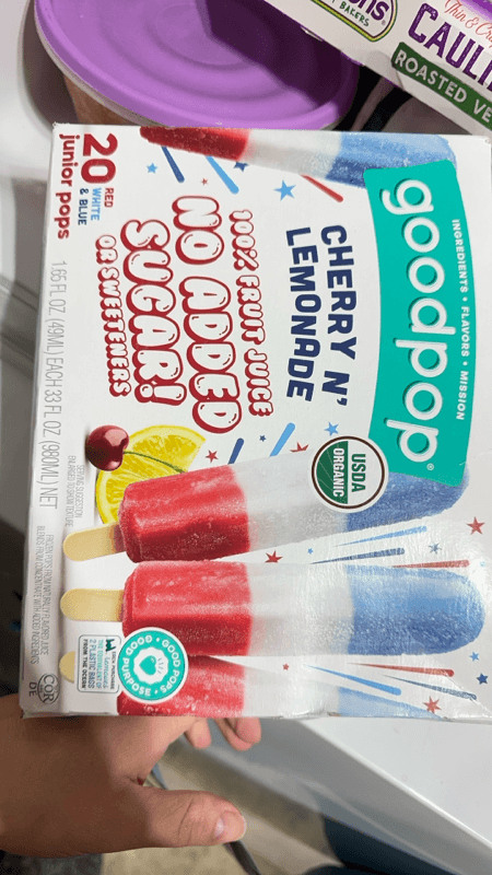 Goodpop Cherry N' Lemonade Junior Pops