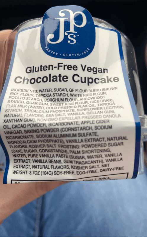 Jp'S Gluten-Free Vegan Chocolate Cupcake