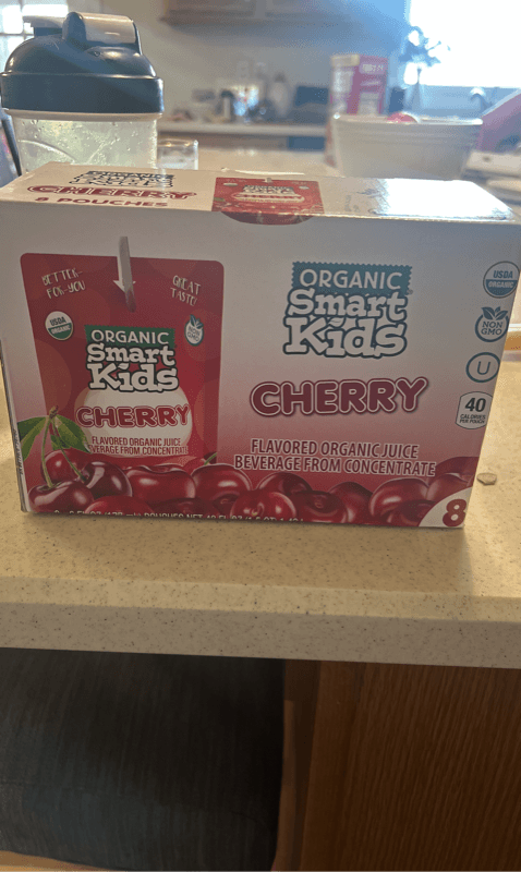 Smart Kids Organic Cherry Flavored Orange Juice Beverage
