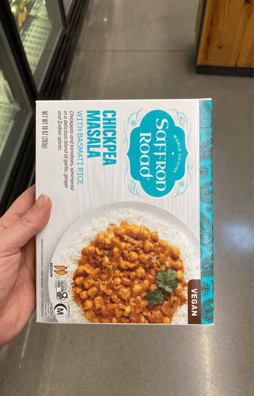 Saffron Road Chickpea Masala With Basmati Rice