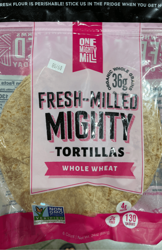 One Mighty Mill Whole Wheat Tortillas