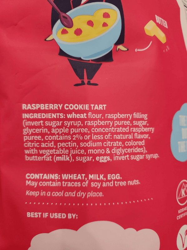 Belgian Boys Raspberry Cookie Tarts