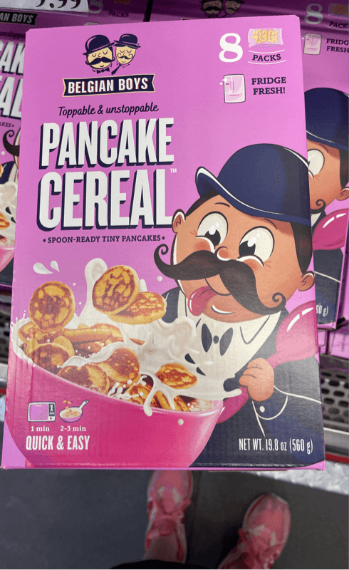 Belgian Boys Pancake Cereal Spoon-Ready Tiny Pancakes