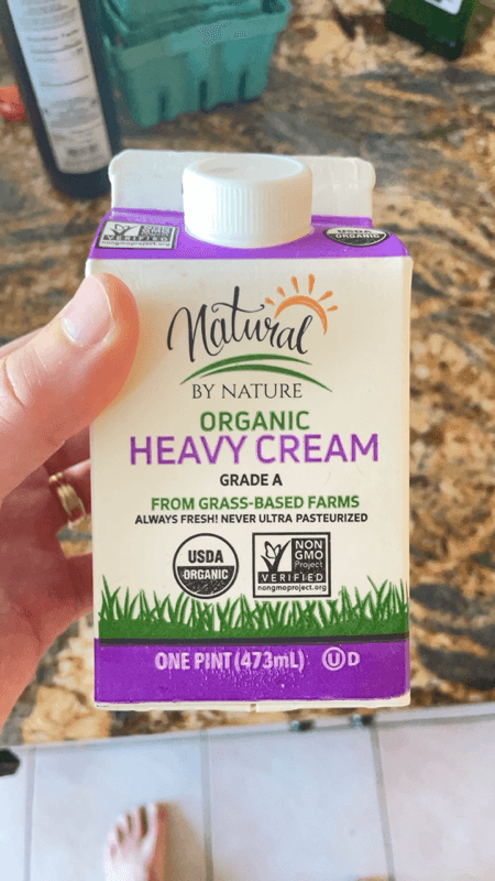 Natural By Nature Organic Heavy Cream