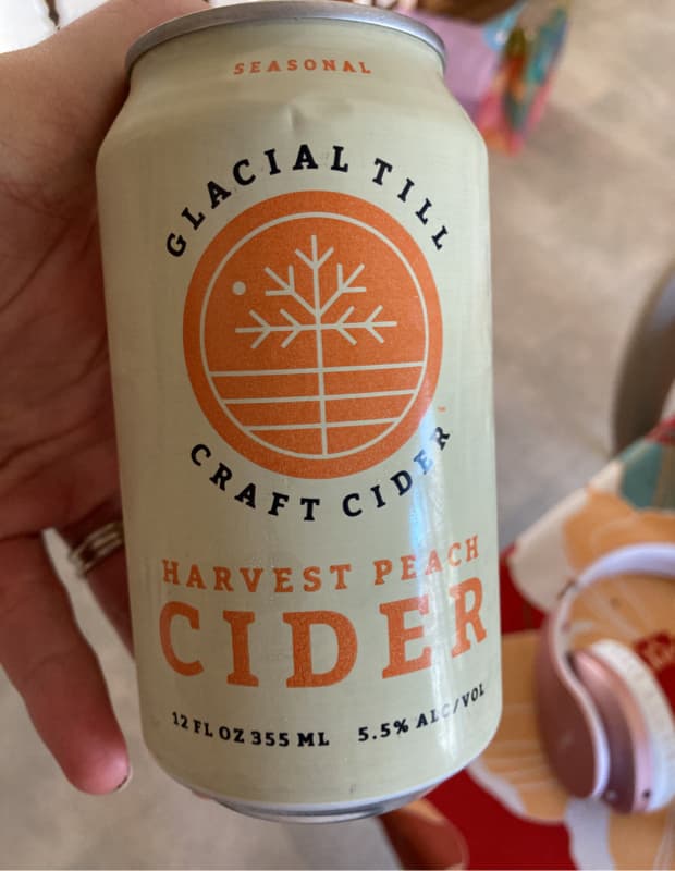 Glacial Till Craft Cider Harvest Peach Cider Seasonal