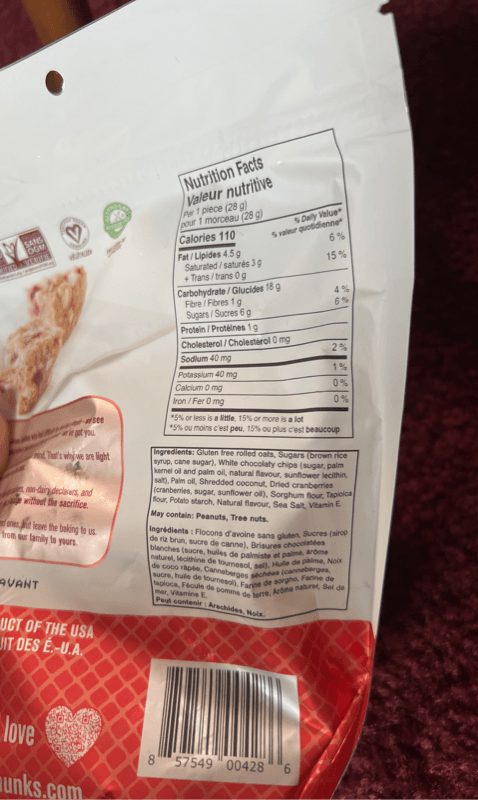 Heavenly Hunks Cranberry White Chip Bites