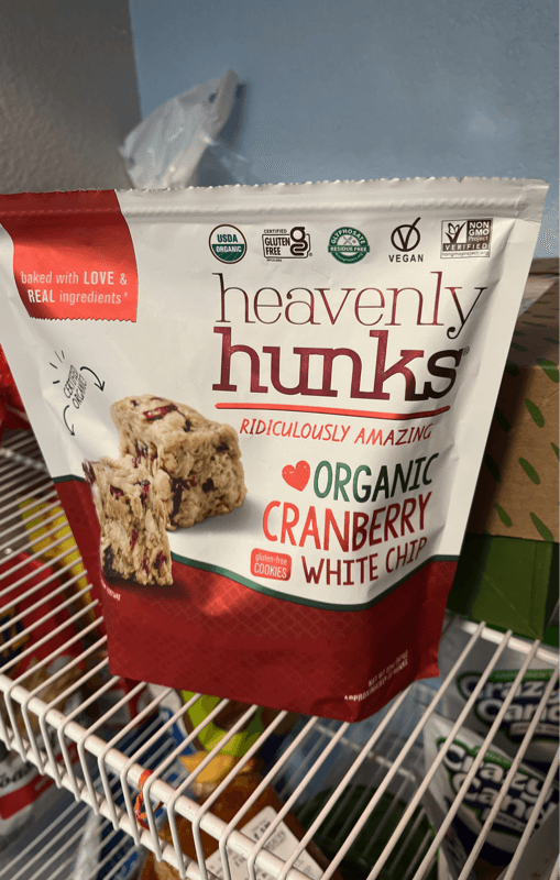 Heavenly Hunks Organic Cranberry White Chip