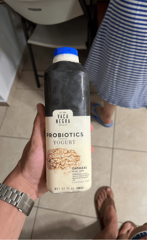 Vaca Negra Probiotics Yogurt Oatmeal