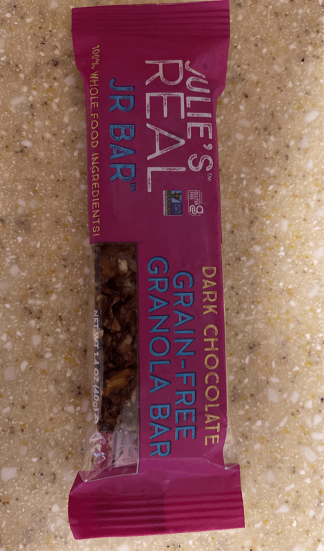 Julie'S Real Jr Bar Dark Chocolate Grain-Free Granola Bar
