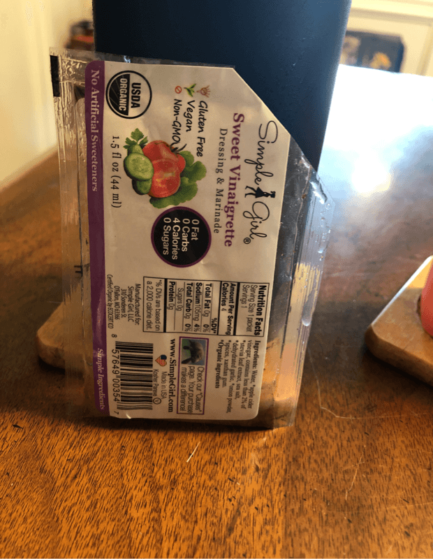 Simple Girl Gluten Free Sweet Vinaigrette Dressing & Marinade