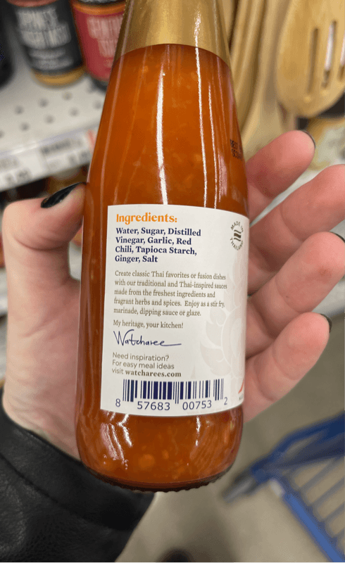 Watcharee'S Thai Sweet Chili Sauce With Ginger