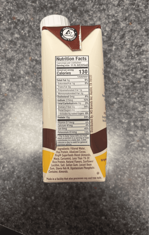 Pirq Decadent Chocolate Plant Protein Drink