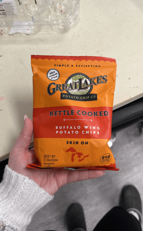 Great Lakes Potato Chip Co. Kettle Cooked Buffalo Wing Potato Chips