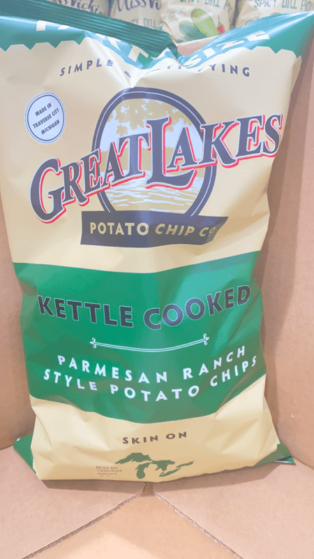Great Lakes Potato Chip Co. Kettle Cooked Parmesan Ranch Style Potato Chips