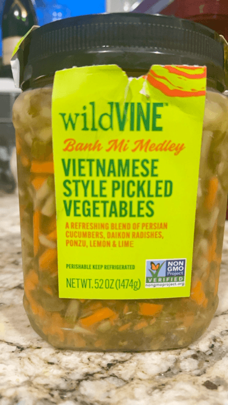 Wildvine Banh Mi Medley Vietnamese Style Pickled Vegetables