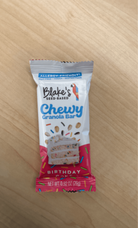 Blake'S Seed-Based Chewy Granola Bar Birthday Cake