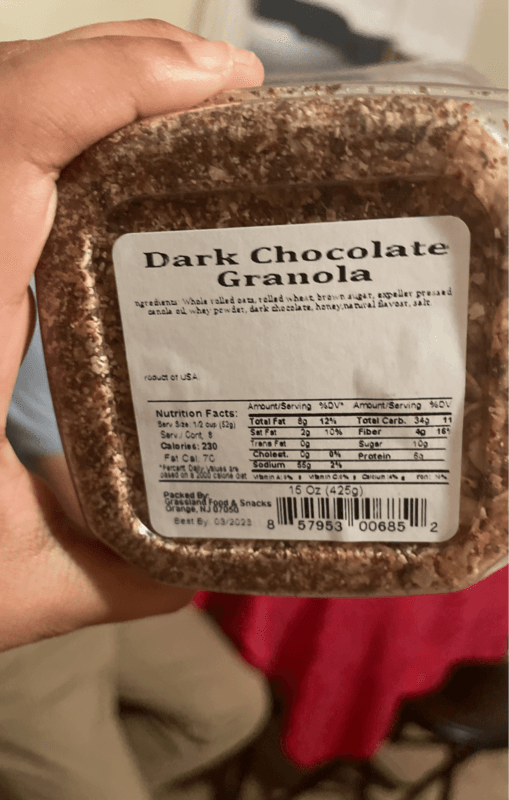 Grassland Dark Chocolate Granola