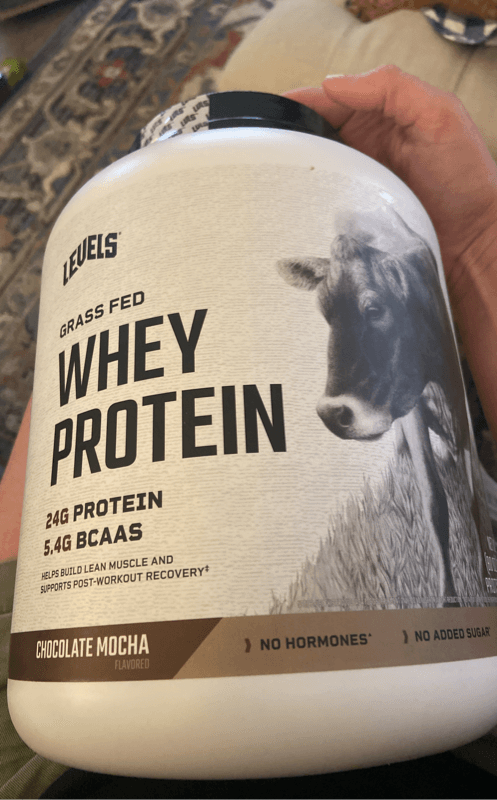 Levels Grass Fed Whey Protein Chocolate Mocha Flavored