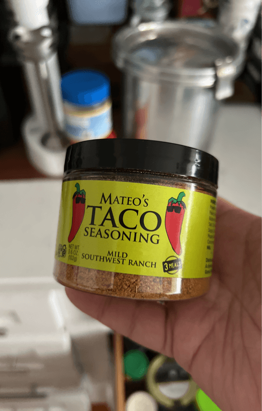 Mateo'S Taco Seasoning Mild Southwest Ranch