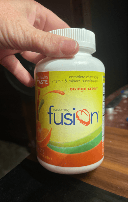 Bariatric Fusion Orange Cream Complete Chewable Vitamin & Mineral Supplement