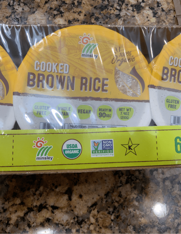 Minsley Organic Cooked Brown Rice