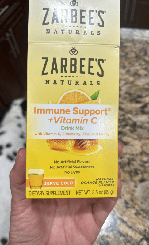Zarbee'S Naturals Immune Support + Vitamin C Drink Mix Natural Orange Flavor