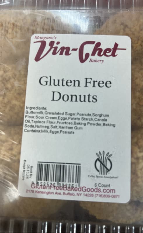 Vin-Chet Bakery Gluten Free Donuts