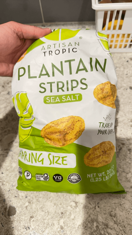 Artisan Tropic Plantain Strips Sea Salt