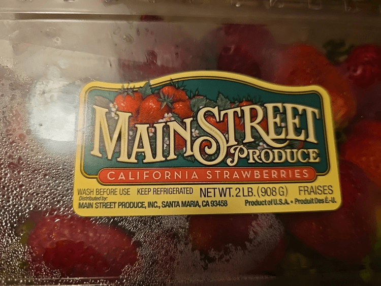 Main Street Produce California Strawberries