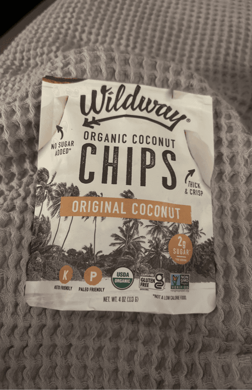 Wildway Organic Coconut Chips Original Coconut