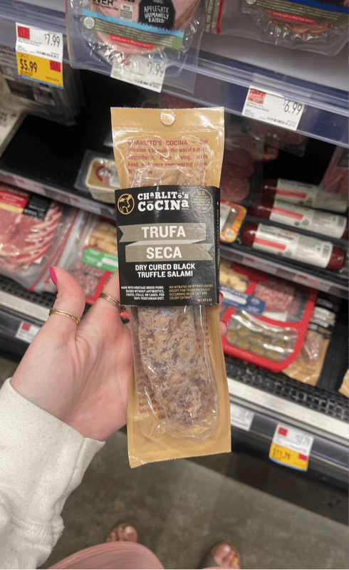 Charlito'S Cocina Trufa Seca Dry Cured Black Truffle Salami