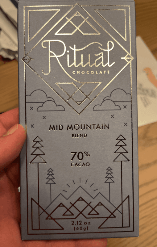 Ritual Chocolate Mid Mountain Blend 70% Cacao