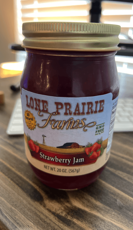 Lone Prairie Farms Strawberry Jam