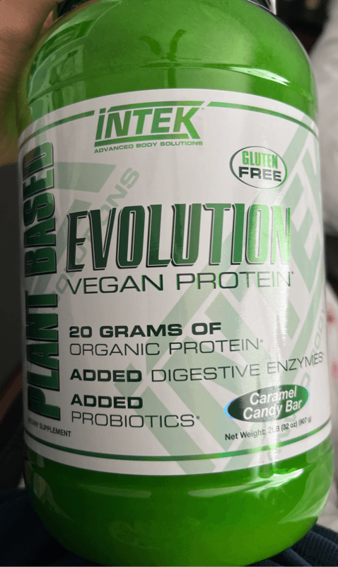 Intek Plant Based Evolution Vegan Protein Caramel Candy Bar