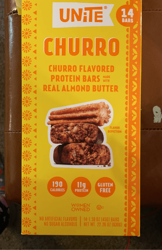 Unite Churro Protein Bars Made With Real Almond Butter